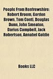 Produkt-Bild: People from Renfrewshire: Robert Broom, Gordon Brown, Tom Conti, Douglas Dunn, John Smeaton, Darius Campbell, Jack Robertson, Annabel Goldie