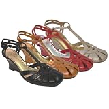 BCBGirls Heeled Wedge Fashion Sandals