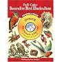 Full-Color Decorative Bird Illustrations CD-ROM and Book (Dover Full-Color Electronic Design)