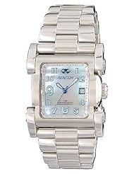 REACTOR Womens 83005 Ion Mother of Pearl Dial Stainless Steel Watch