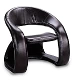 Dark Cappuccino Leather Retro Accent Chair By Coaster Furniture