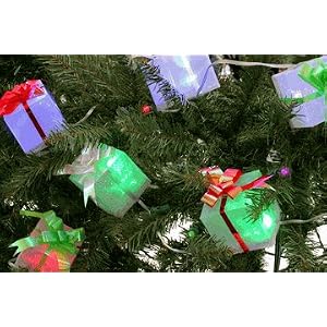 7 Pc. Battery Operated Christmas Gift Box Light Set by BOS