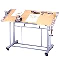 Adjustable Drawing and Craft Table