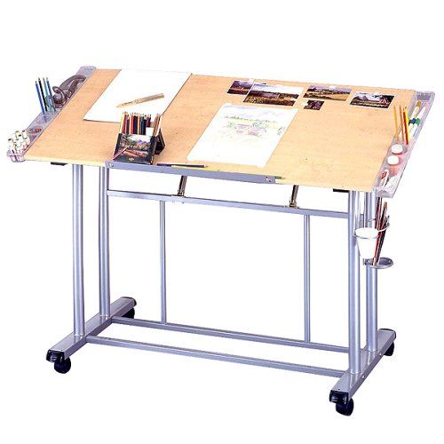 Adjustable Drawing and Craft Table