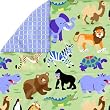 Wild Animals Full / Queen Size Bed Comforter by Olive Kids