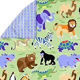 Wild Animals Full / Queen Size Bed Comforter by Olive Kids