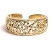 18kt Gold Over Sterling Silver Filigree Toe Ring