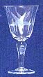 Individually Hand Etched Starfish Water Glass 8" Set / 4