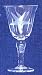Individually Hand Etched Starfish Water Glass 8" Set / 4