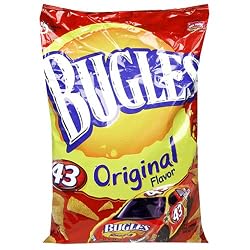 Bugles Corn Snacks, Original, 14.5-Ounce Bags (Pack of 8)