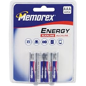 Memorex High Performance AAA Alkaline Battery 4 Pack