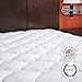 Mattress Pad with Fitted Skirt - Extra Plush Topper Found in Marriott Hotels - Made in the USA, King