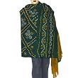 Gift for Mom Tie Dye Wool Shawl 80 x 35 inches