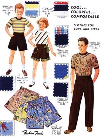 Cool - Colorful - Comfortable - Clothes For Boys And Girls, by Fashion Frocks, 8x12 Paper Giclée