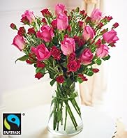 Fairtrade Pink Rose Bouquet
