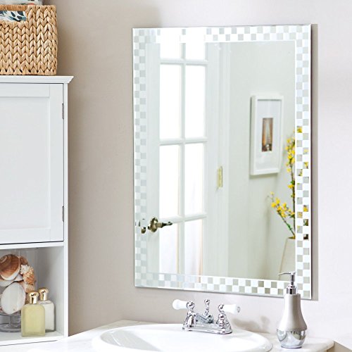 Decor Wonderland Frameless Checkmate Wall Mirror Oscargardinerlegz