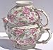 51MQCEVretL. SL75  Fine China Tea for One Set Pink Violet Chintz