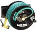 Tools & Hardware : Rapid Reel GH164-PL-B Black Garden Hose Reel Parallel Wall Mount