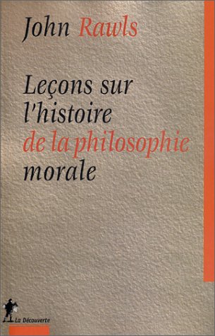 Leçons sur l'histoire de la philosophie morale