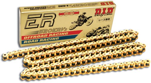 DID 520ERV3-120 Gold Chain with Connecting Link On Sale