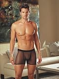 SeXy Mens Black Mesh Short