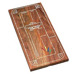 Carrom Drueke Grandmaster 4-track Cribbage Board