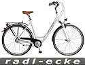 Arinos 28" Alu Damen Cityrad, Shimano Nexus, 7-Gang mit Rücktrittbremse, Farbe: Polarweiss, RH:55cm