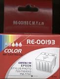 set of two compatible epson s020193 colour inkjets for epson stylus photo 720..