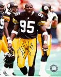 Greg Lloyd Autographed Pittsburgh Steelers 8 x 10 Color Photograph (Unframed)