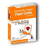 Sign2Me - ASL Flashcards: Beginners Series - Family/Clothing/Toileting (Incl. ASL + English + Spanish) (Spanish Edition)