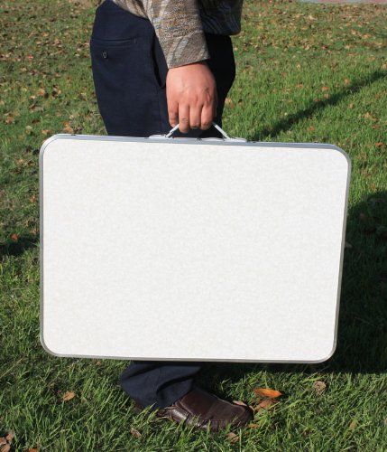 Table pliable et réglable en hauteur pour pique-nique, table valise de camping et de jardin en aluminium, 8816-B