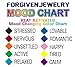 FORGIVEN JEWELRY Mood Cross Necklace Heat Activated Color Change Pendant