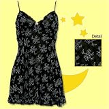 Betsey Johnson Floral Bunches Black Nightie at Betsey Johnson