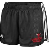 Chicago Bulls Women's adidas Black Urban Spray Mesh Shorts