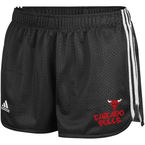 Chicago Bulls Women's adidas Black Urban Spray Mesh Shorts