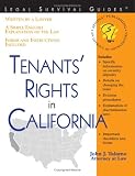 Tenants' Rights in California (Legal Survival Guides)
