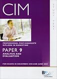 Review BPP Learning Media  / CIM - 9 Analysis and Evaluation: Study Text
