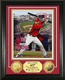 Bryce Harper Framed Washington Nationals Gold Coin Photo Mint