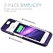iPhone 6 Battery Case Charger External Battery Backup Charger Case 3500mAh with Kickstand for iPhone 6/6S by Kujian (Purple)