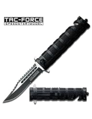 Tac Force TF-710BK Assisted Opening Folding Knife 5-Inch Closed