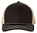Richardson 112 Trucker Snapback Cap Black/ Vegas Gold Adjustable