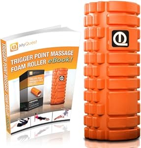 Trigger Point Massage Foam Roller, NOW WITH FREE EXERCISE eBOOK! Foam Roller, Muscle Roller, Trigger Point Foam Roller, Foam Rollers Physical Therapy, Back Foam Roller. Have A Sore Back, Neck And/Or IT Bands? This Muscle Foam Roller Is Excellent As A Back Foam Roller And An IT Band Foam Roller. Foam Rollers Are Great For Foam Roller Therapy And As A Massage Foam Roller. Risk Free Money Back Guarantee