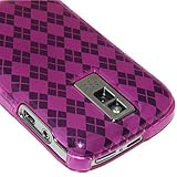 Amzer Luxe Argyle Skin Case for BlackBerry Bold 9000 (Purple)
