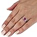 1 1/2ct Cushion Cut Created Pink Sapphire and Diamond Ring in Sterling Silver