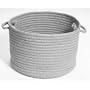 Courtyard Braided Utility Basket Color: Cocoa