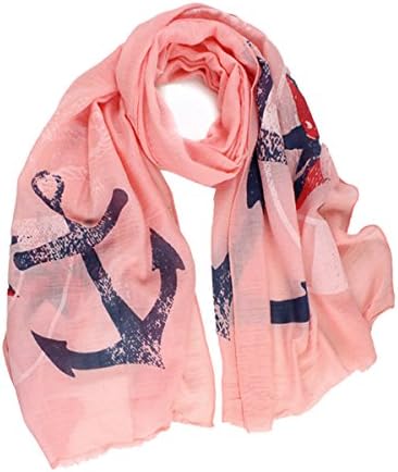 Lebon House Cotton Blend Trendy Nautical Beach Theme Womens Scarf Shawl