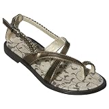Girls' Xhilaration  Karis Gladiator Sandals - Bronze