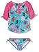 Hatley Girls' Beach Shells Rash Guard Set