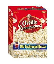 Orville Redenbacher's Gourmet Microwavable Popcorn, Old Fashioned Butter, 6-Count  Boxes (Pack of 6)