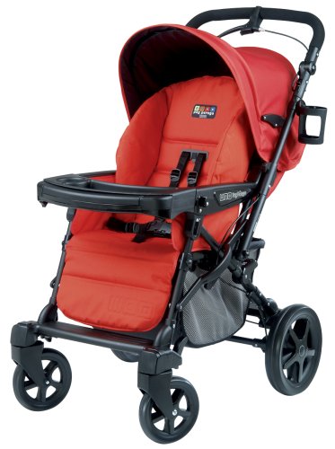 Peg Perego Uno Convertible Carriage to Stroller System in Tango